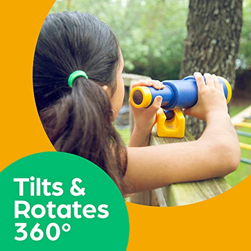 Jungle Gym Kingdom Playground Accessories - Pirate Ship Telescope for Kids - Plastic Attachment for Treehouse, Outdoor Playhouse, Playset, Backyard Swing Set (Blue) - Image 5