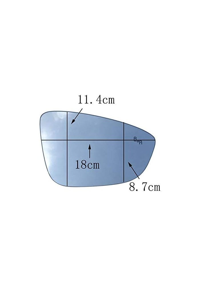 Yurefax Heated Blind Spot Warning Wing Mirror Glass - Image 3