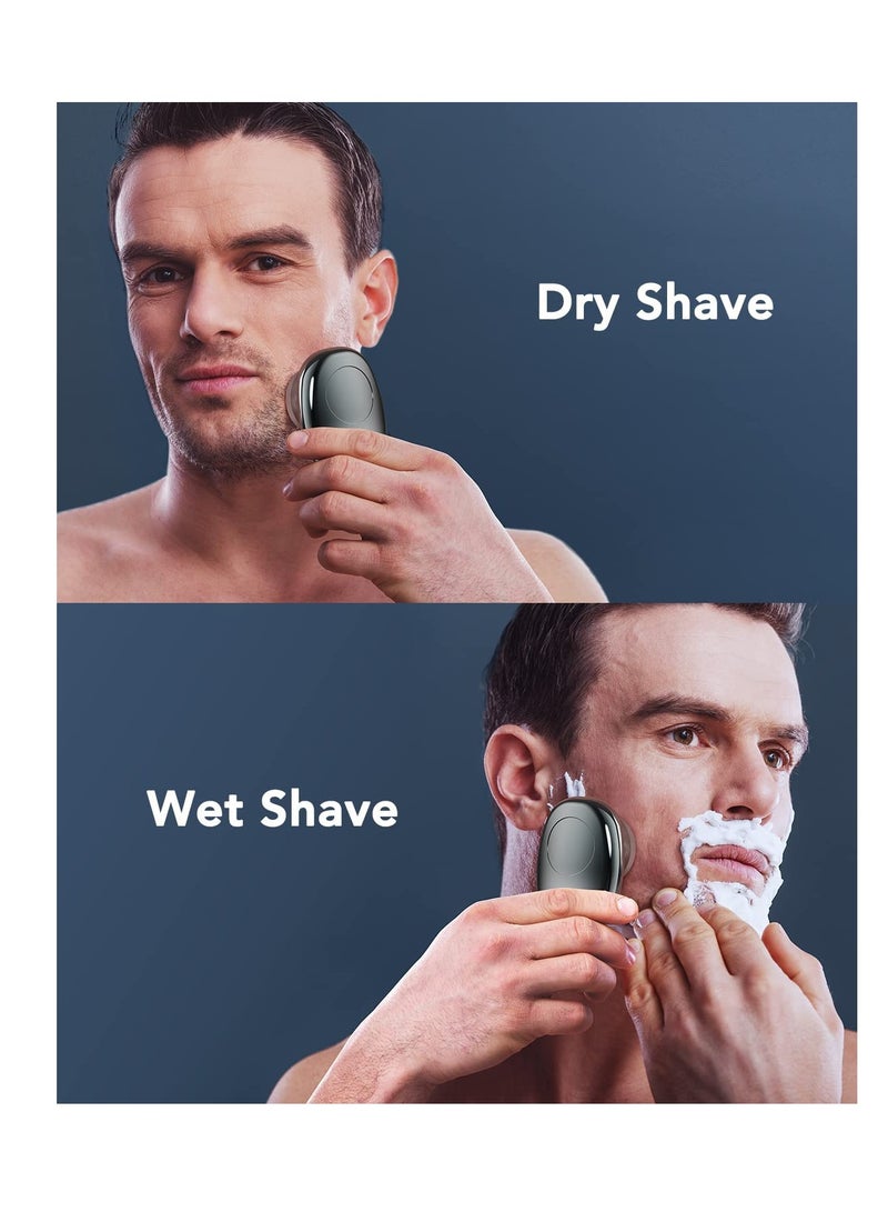 Mini Electric Razor for Men, New Upgrade Electric Shaver, Pocket Size Portable USB Rechargeable Waterproof Shaver - Image 5
