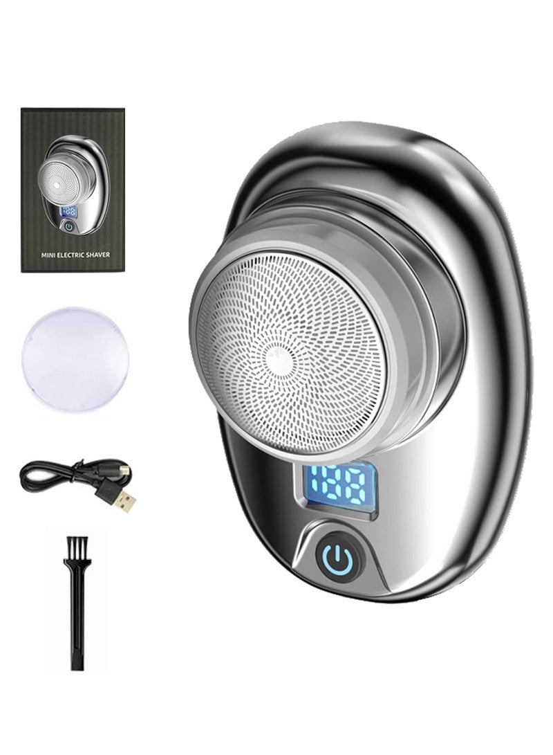 Mini Electric Razor for Men, New Upgrade Electric Shaver, Pocket Size Portable USB Rechargeable Waterproof Shaver - Image 1