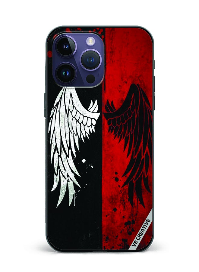 VR CREATIVE Protective Case Cover For Apple iPhone 16 Pro Wings Design Multicolour - Image 1