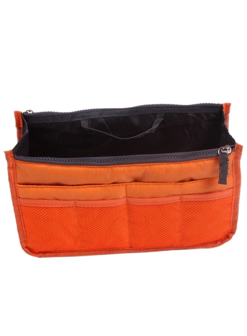 Handbag for organizing cosmetics orange - Image 5