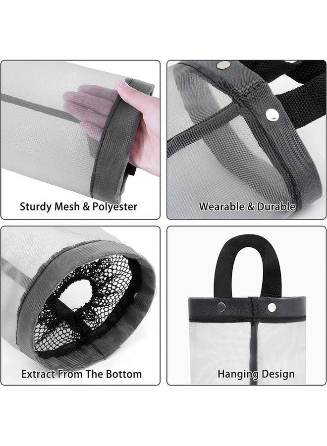 MosQuick® 2 Pc plastic bag holder for kitchen Carry Bag Holder polythene holder Bag Holder Garbage Bag Dispenser garbage bag holder polythene storage bag bag Stand Ideal for Home & Kitchen-Mix Color - Image 3