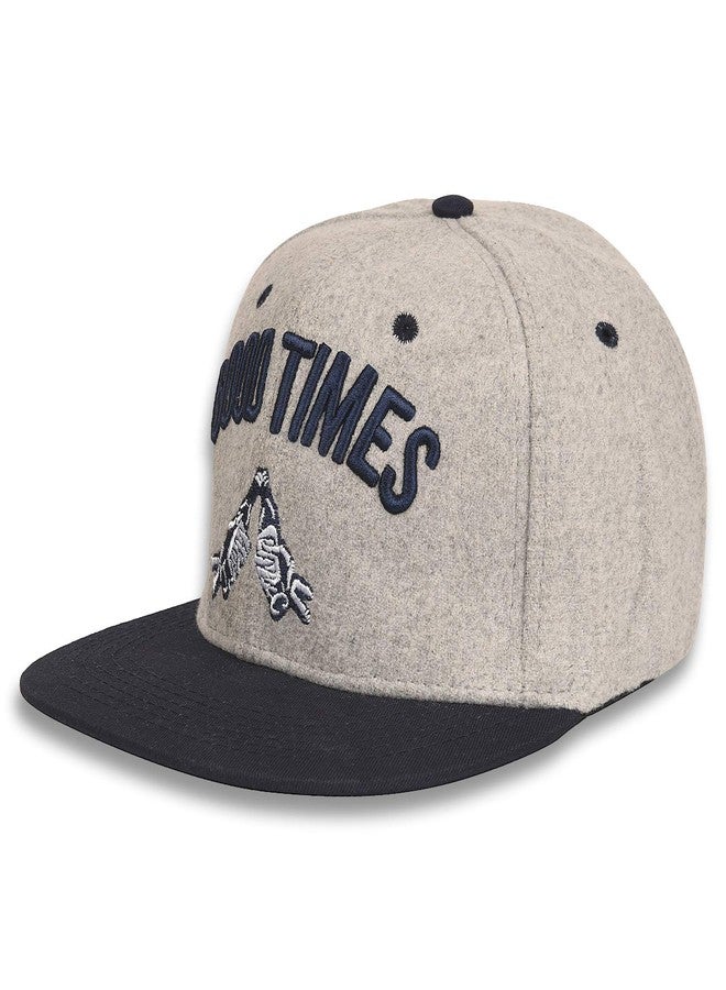 ILU Cap For Men Women Unisex Topi Head Branded Good Time Boy's Girl's Hip Hop Caps Adjustable Strap Summer Sports Gym Dance Cotton Free Size Woolen Fashion Baseball Snapback Winter Fleece (Light Grey) - Image 2