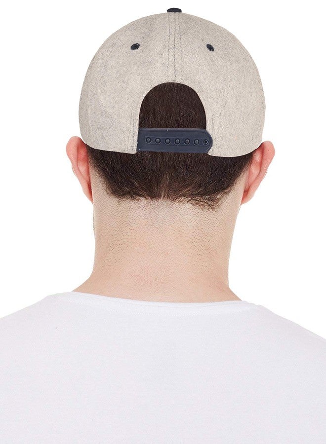 ILU Cap For Men Women Unisex Topi Head Branded Good Time Boy's Girl's Hip Hop Caps Adjustable Strap Summer Sports Gym Dance Cotton Free Size Woolen Fashion Baseball Snapback Winter Fleece (Light Grey) - Image 3