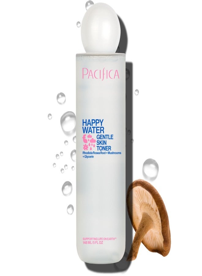 Pacifica Happy Water Hydrating Facial Toner Mist - Vegan Ceramides, Hyaluronic Acid & Electrolytes, Refreshing & Calming for Balanced Skin, Clean Beauty, Vegan, Cruelty-Free, All Skin Types, 4 oz - Image 1