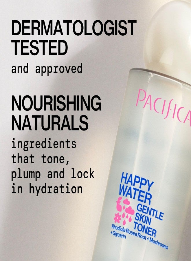 Pacifica Happy Water Hydrating Facial Toner Mist - Vegan Ceramides, Hyaluronic Acid & Electrolytes, Refreshing & Calming for Balanced Skin, Clean Beauty, Vegan, Cruelty-Free, All Skin Types, 4 oz - Image 3