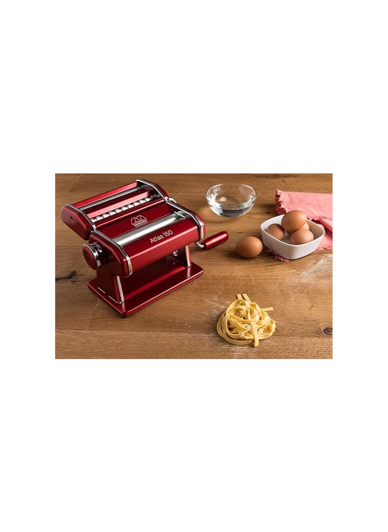 Atlasware MARCATO DESIGN Atlas Pasta Machine, Red  - Image 2