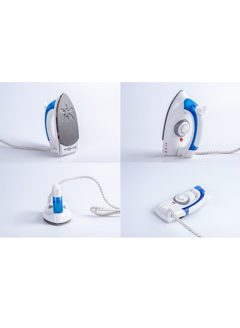 Generic - Travel Iron Portable Steam Garment Steamer Mini Handheld Iron for Clothes Non Stick Adjustable Temperature Control Small Compact Travel Steamer (White) - Image 1