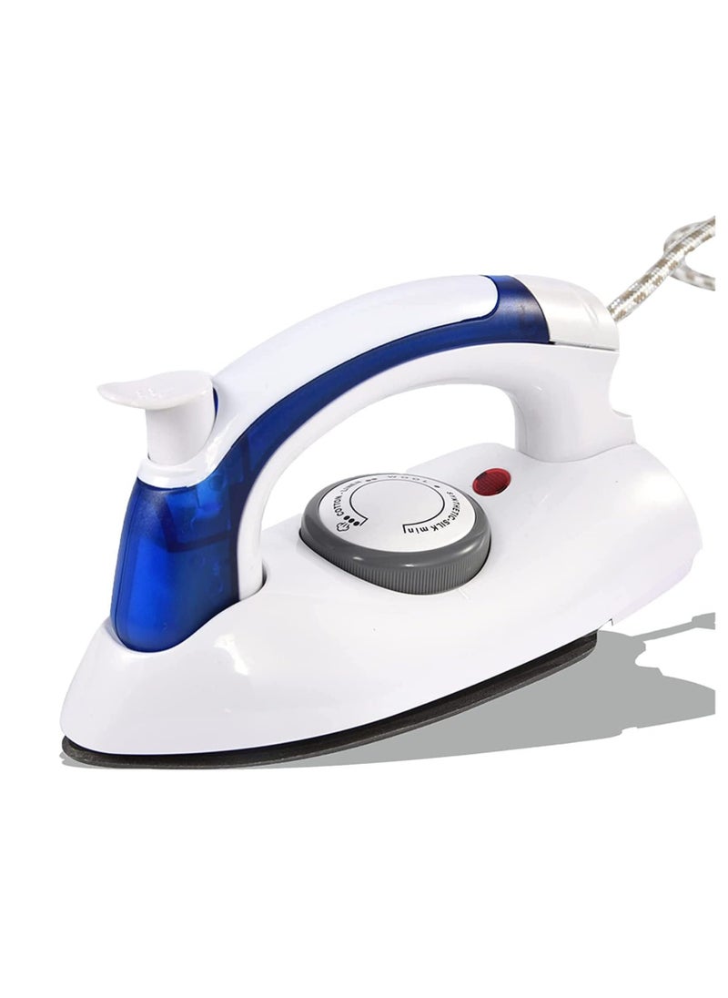 Generic - Travel Iron Portable Steam Garment Steamer Mini Handheld Iron for Clothes Non Stick Adjustable Temperature Control Small Compact Travel Steamer (White) - Image 1