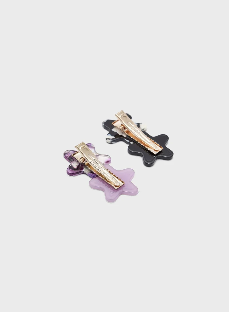 Ginger 2 Pack Star Hair Clip