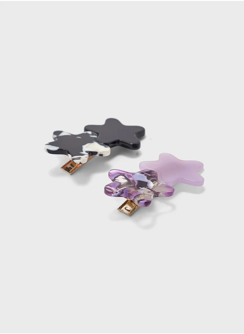 Ginger 2 Pack Star Hair Clip