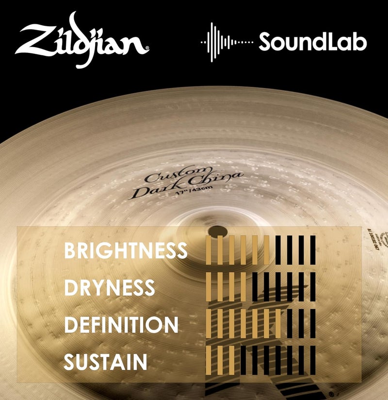 Zildjian K Custom 17" Dark China Cymbal - Image 5