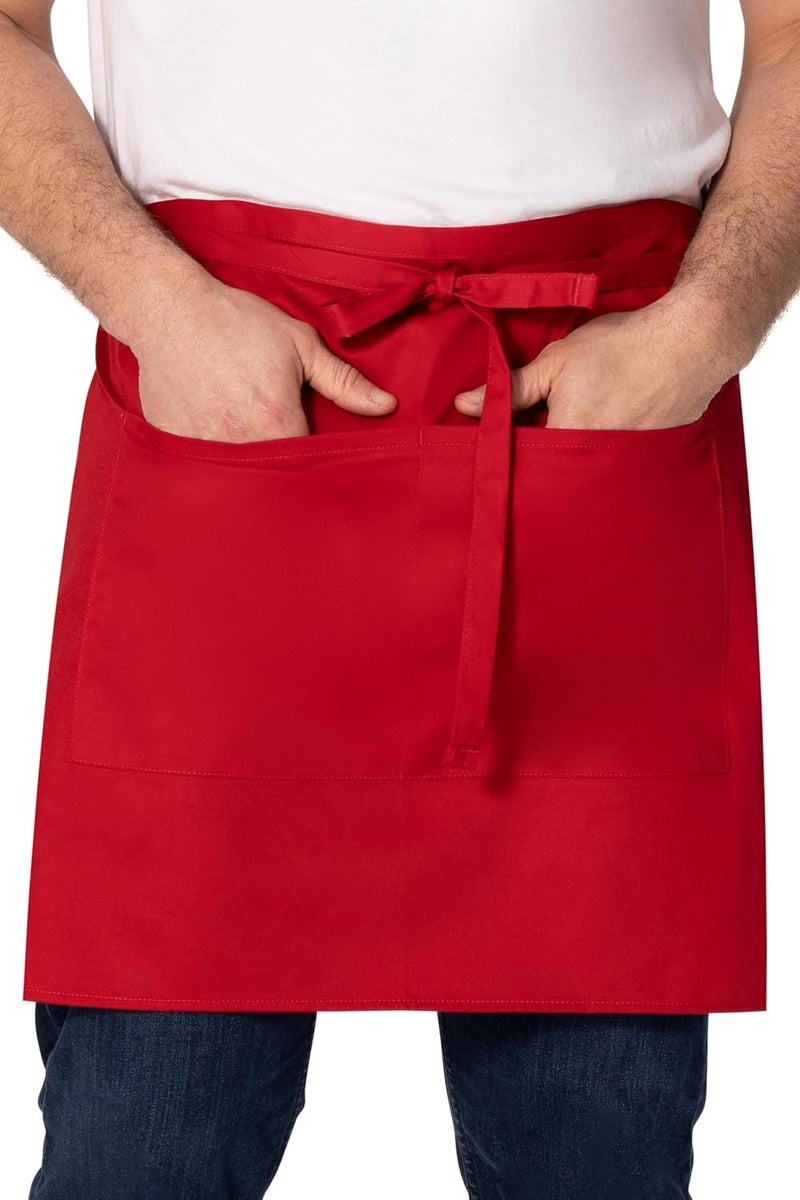 Chef Works Unisex Half Bistro Server Apron - Image 1