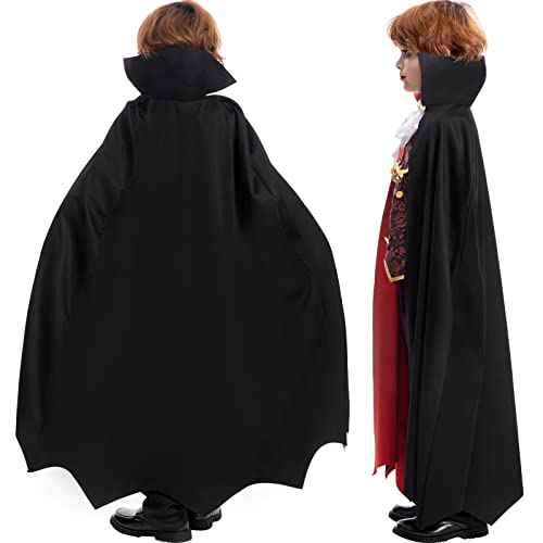 Fooecor Vampire Costume for Boys Scary Halloween Party Vampire Teeth Cosmetic Kit Included - Image 5