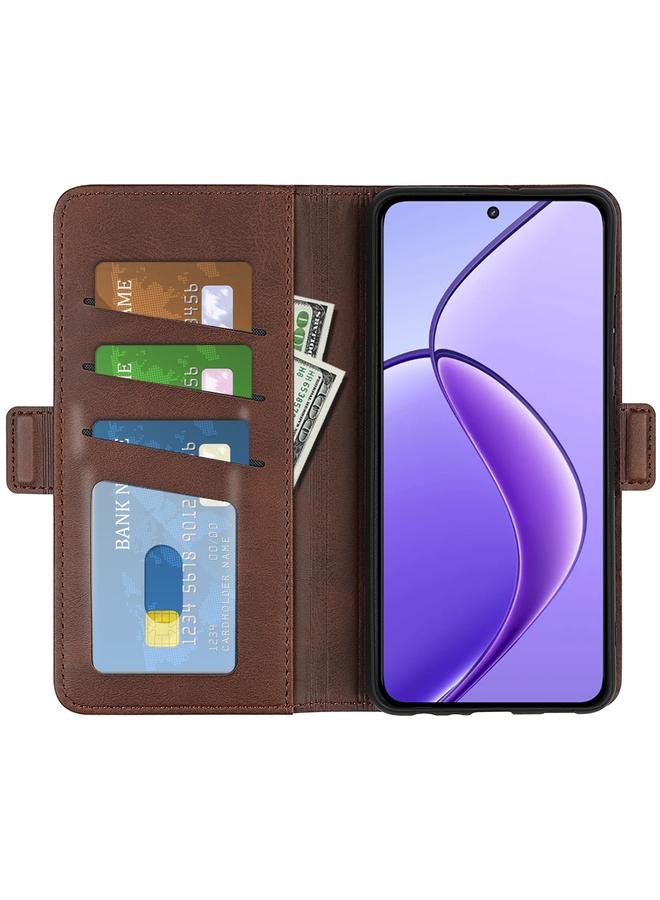 S-TOP Case For Realme 12 5G Dual-side Magnetic Buckle Horizontal Flip Leather Phone Case - Image 4