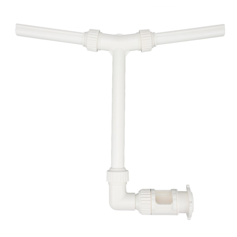 Swimming Pool Waterfall Fountain: Dual Heads Adjustable Spray - Easy Water Control Cooling Pool Accessory for Above Ground Pools Backyard Gardens - Image 2