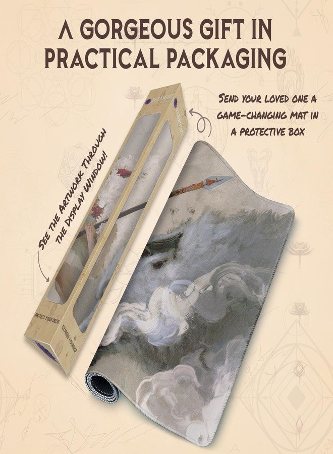 Paramint The Pack (Stitched) - MTG Playmat by Anato Finnstark, Mononoke Anime - Compatible with Magic The Gathering Playmat - Play MTG, YuGiOh, TCG - Original Play Mat Art Designs & Accessories - Image 5