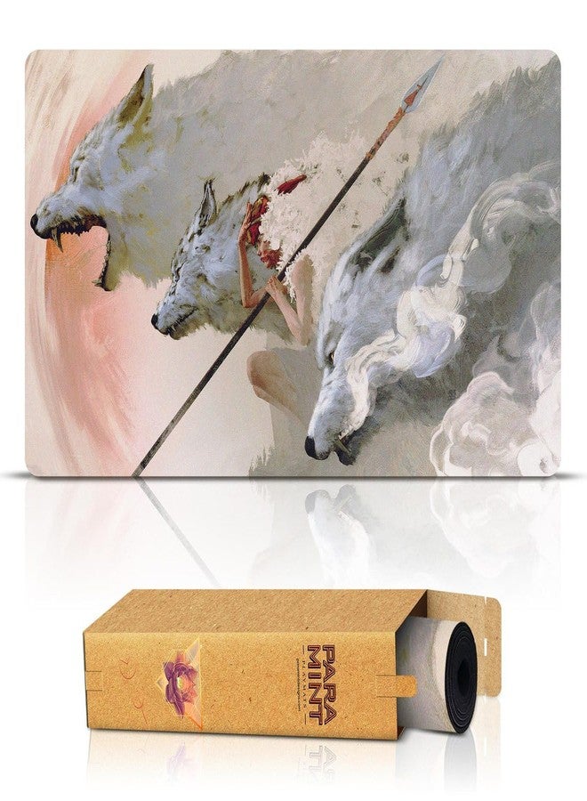 Paramint The Pack (Stitched) - MTG Playmat by Anato Finnstark, Mononoke Anime - Compatible with Magic The Gathering Playmat - Play MTG, YuGiOh, TCG - Original Play Mat Art Designs & Accessories - Image 1