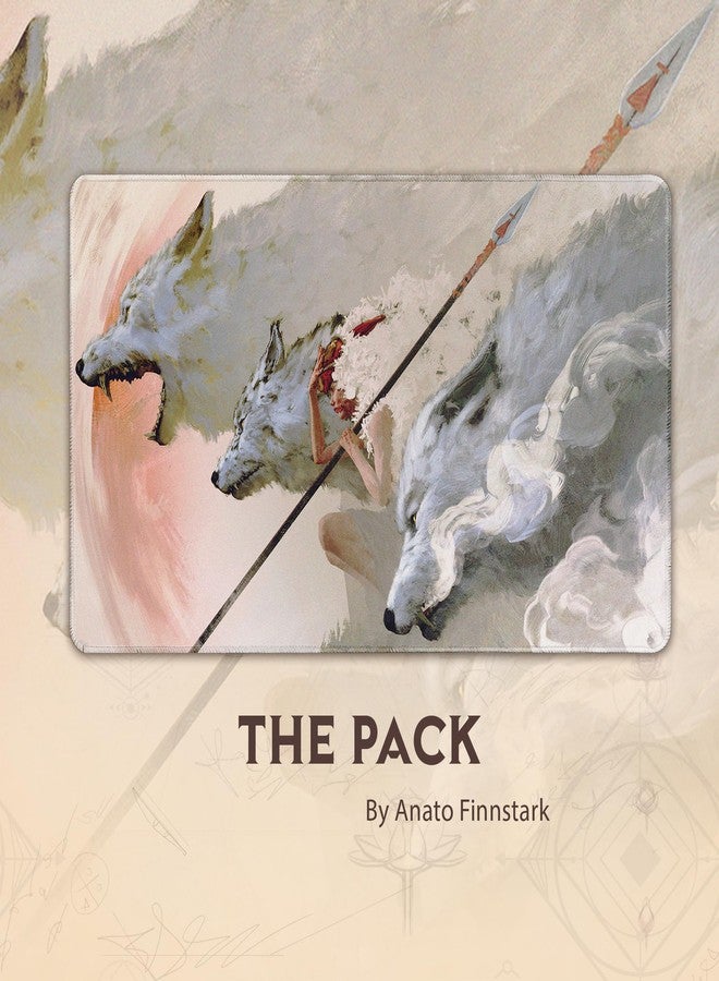 Paramint The Pack (Stitched) - MTG Playmat by Anato Finnstark, Mononoke Anime - Compatible with Magic The Gathering Playmat - Play MTG, YuGiOh, TCG - Original Play Mat Art Designs & Accessories - Image 3