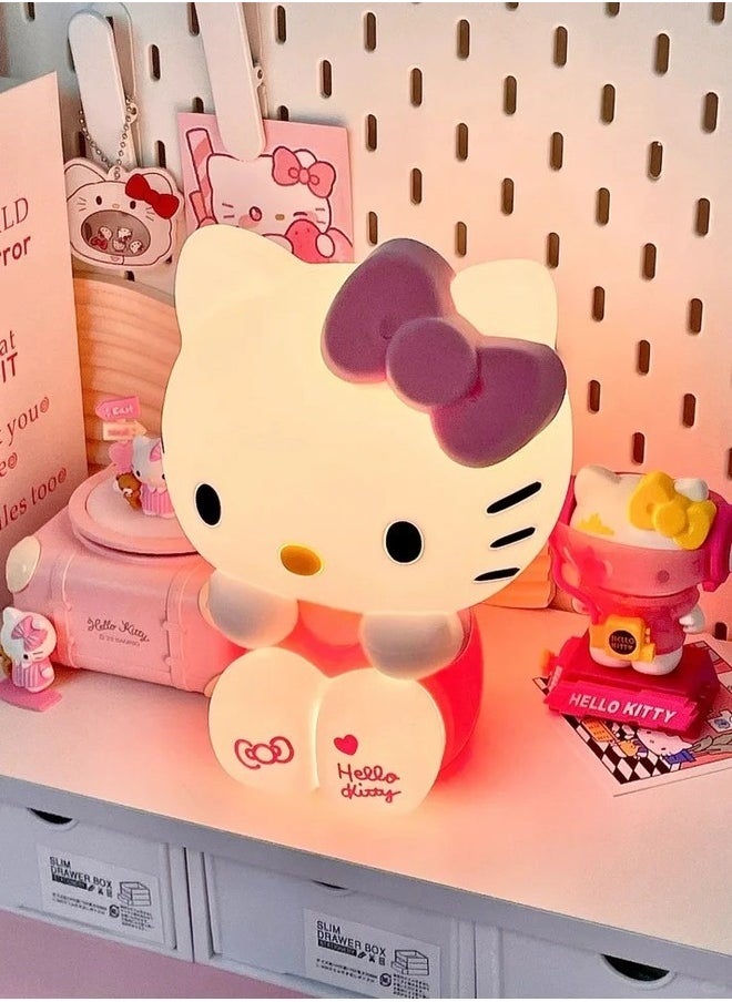 Generic - Hello Kitty Touch-Control Silicone Lamp (W7.95 x H5.5 x 9) - Image 1