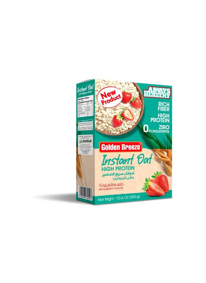Golden Breeze High Protein Instant Oats, Strawberry 300 grams 
