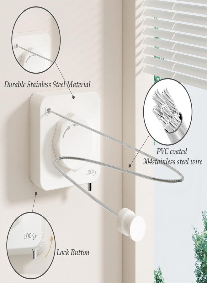 Danpoo Retractable Clothesline Indoor (White) - Image 3