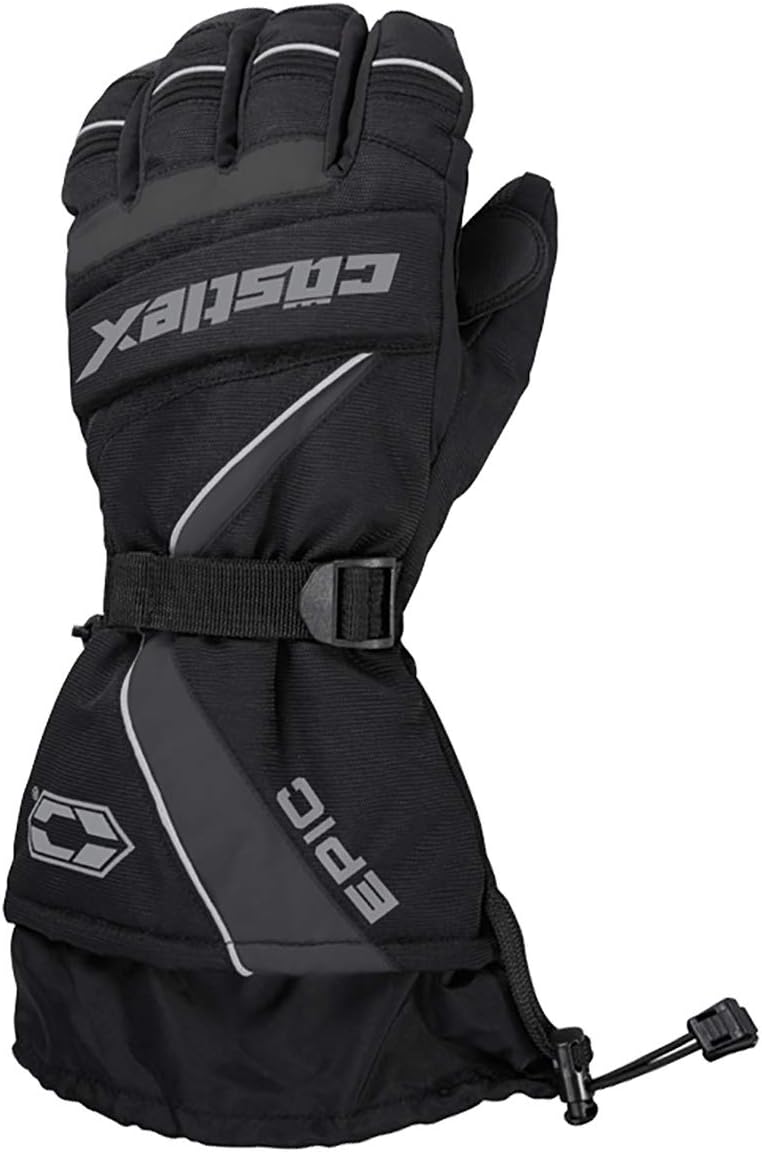Castle X Epic-G1 Mens Snowmobile Gloves - Gray - Size Medium - Image 1