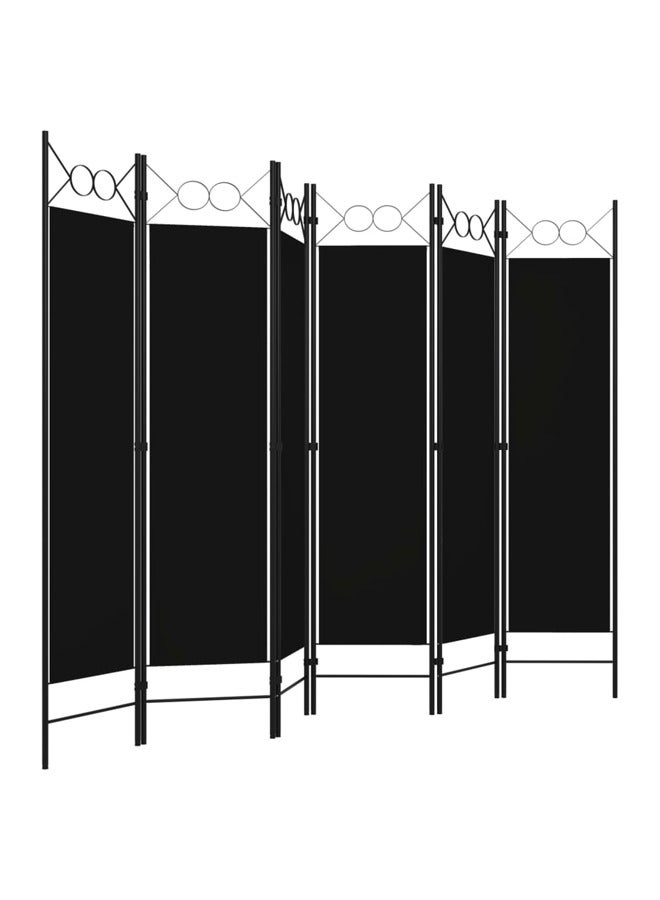 فيداكسل مقسم غرفة ذو 6 ألواح أسود 240×180 سم 320714 - Image 3