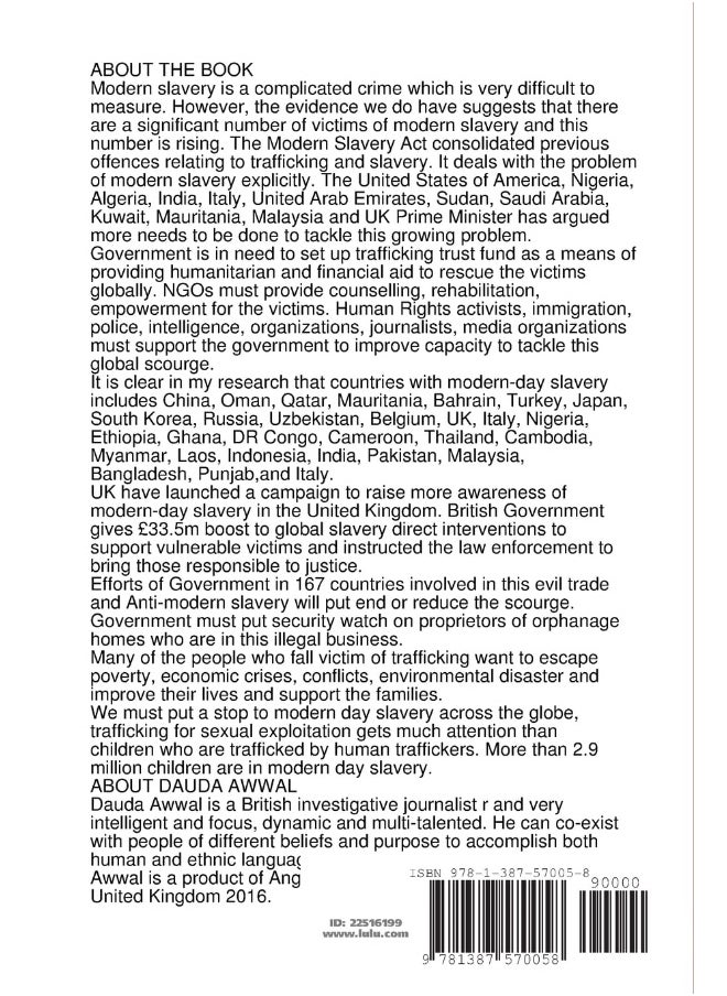 STOP GLOBAL MODERN-DAY SLAVERY  - Image 2
