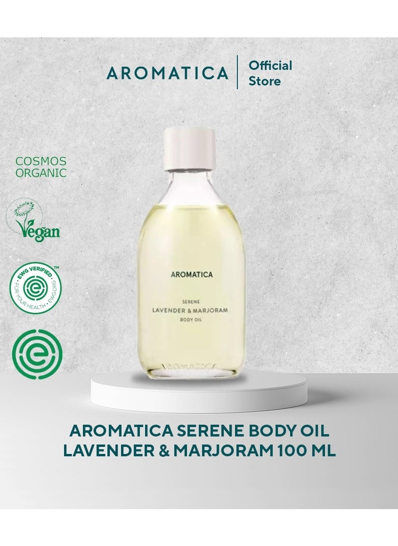 AROMATICA Serene Lavender & Marjoram Body Oil, 100mL  - Image 2