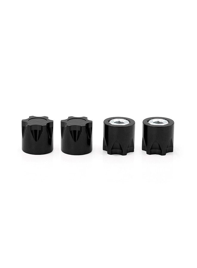 4PCS Aluminium Wheel Rim Center Cap M4 Nut Replacement for TRAX4 TRAX6 SCX10 90046 Redcat Gen8 Tamiya MST CFX VS4-10 1/10 Remote Control Crawler  - Image 1