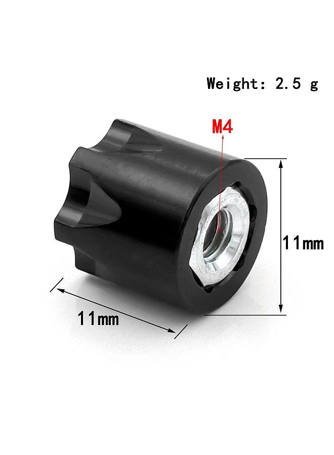 4PCS Aluminium Wheel Rim Center Cap M4 Nut Replacement for TRAX4 TRAX6 SCX10 90046 Redcat Gen8 Tamiya MST CFX VS4-10 1/10 Remote Control Crawler  - Image 4