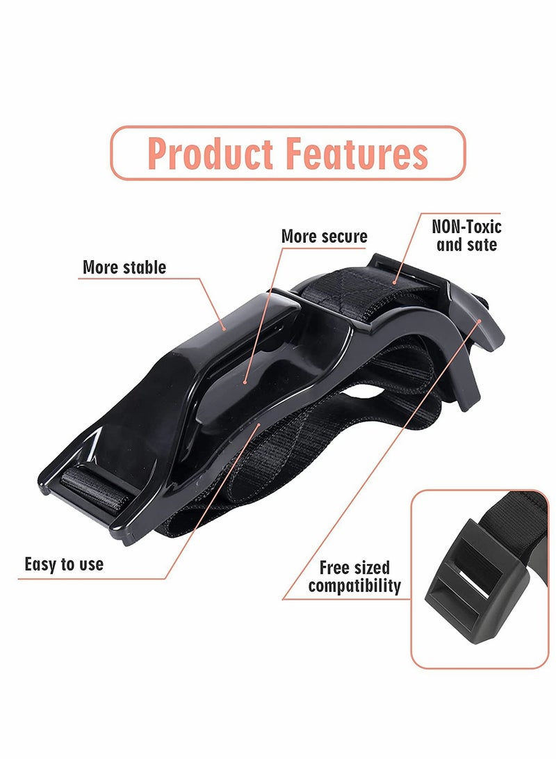 Bump Belt Adjuster for Pregnant Moms, Comfort and Safety for Driving, Prevents Abdomen Compression, Black  - Image 2