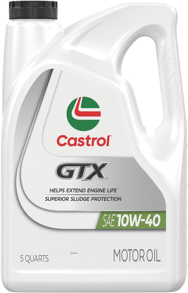 Castrol زيت محرك كاسترول جي تي إكس 10W40 التقليدي 5 كوارتات - Image 1