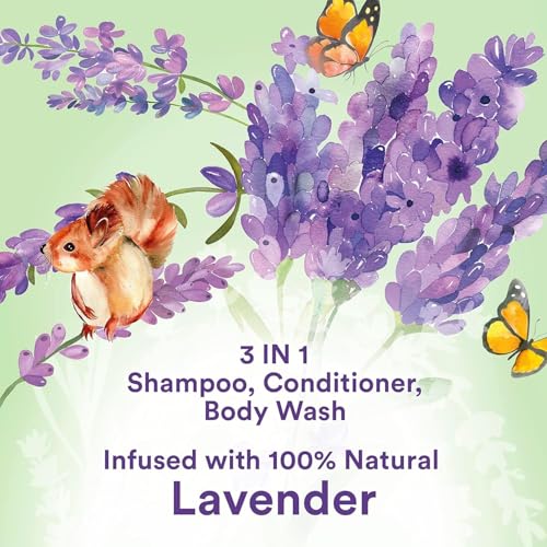 Suave Kids 3-in-1 Shampoo With 100% Natural Lavender - Tear-Free Shampoo, Conditioner, and Body Wash for Kids, 16.5 Fl Oz (Pack of 2) - Image 5