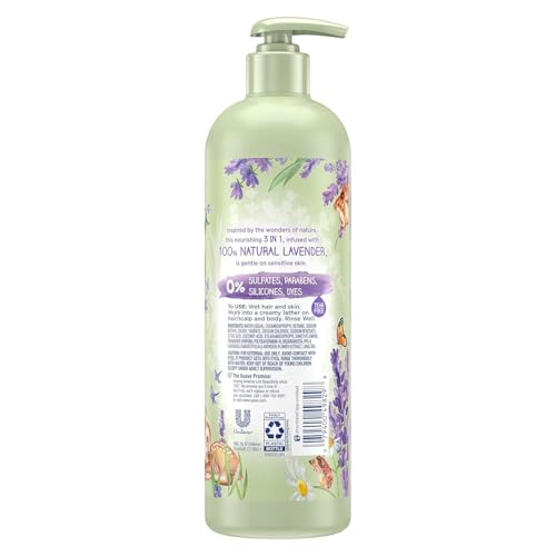 Suave Kids 3-in-1 Shampoo With 100% Natural Lavender - Tear-Free Shampoo, Conditioner, and Body Wash for Kids, 16.5 Fl Oz (Pack of 2) - Image 3