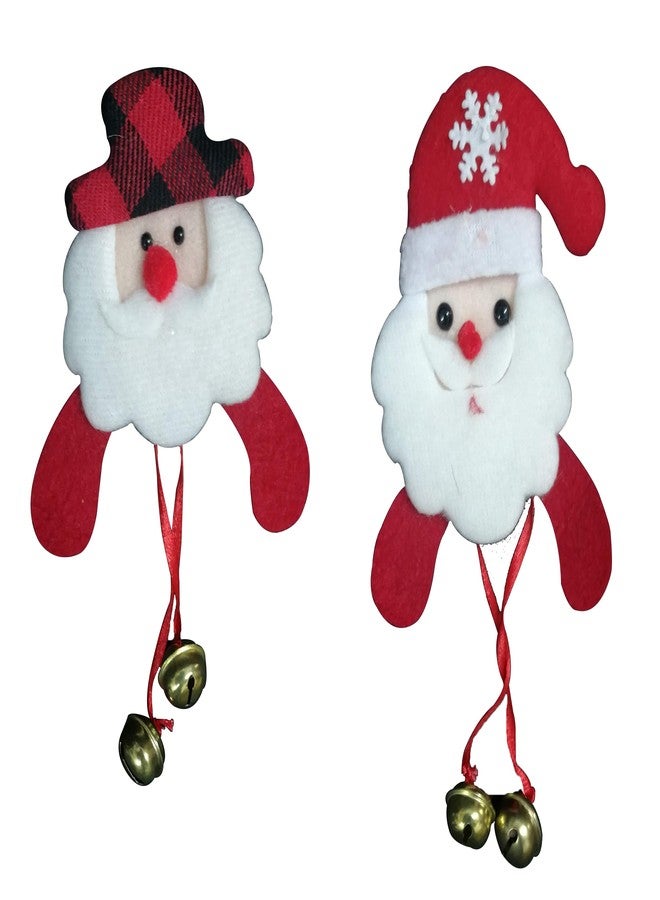 Tickles Classic Santa Claus Brooches Pins Chistmas Gift Xmas Series Brooch Gift Party Accessories for Kids (Set Of 2) - Image 1