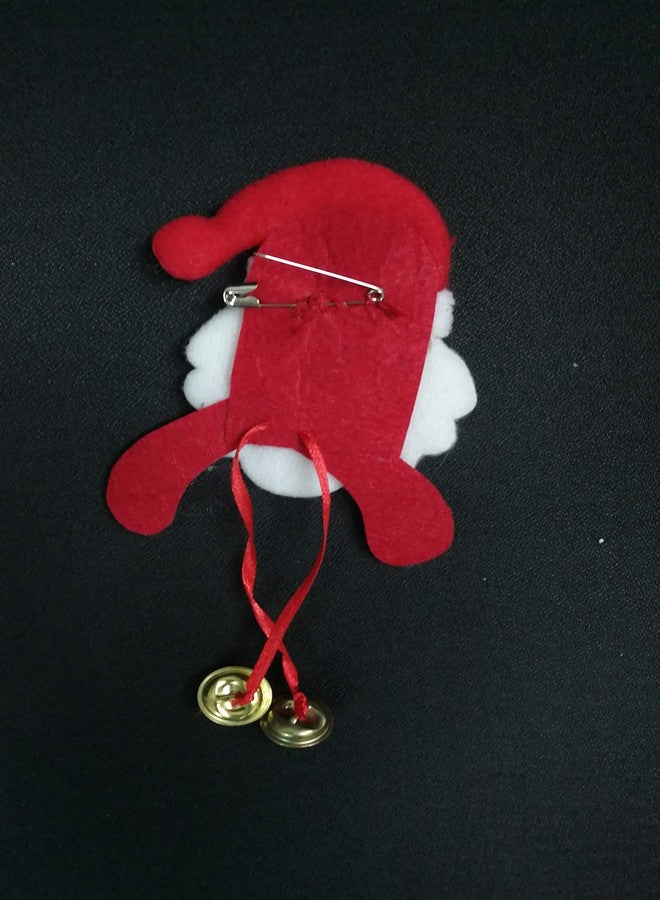 Tickles Classic Santa Claus Brooches Pins Chistmas Gift Xmas Series Brooch Gift Party Accessories for Kids (Set Of 2) - Image 3