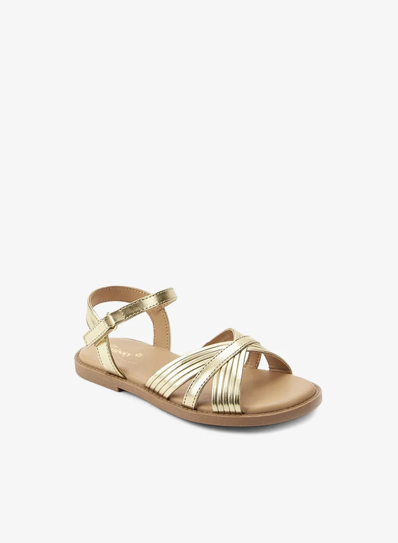 Little Missy Girls Criss-Cross Sandals