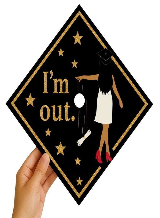 ADVANSYNC I'm Out Graduation Cap Topper - Image 4
