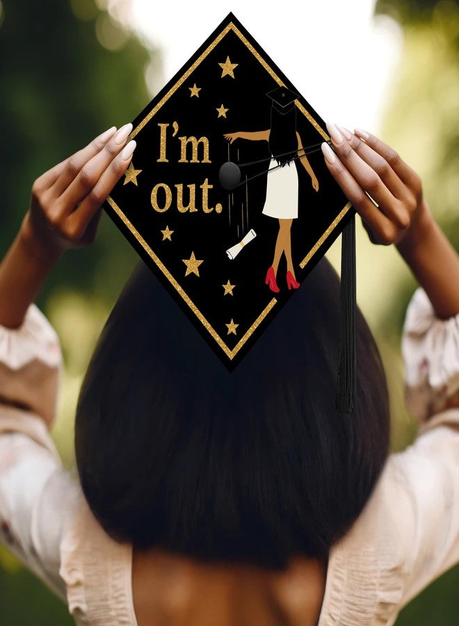 ADVANSYNC I'm Out Graduation Cap Topper - Image 2