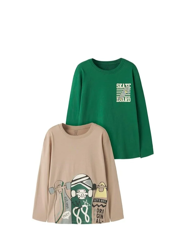 Name It Kids 2-Pack Long Sleeve Regular Fit sweatshirts
