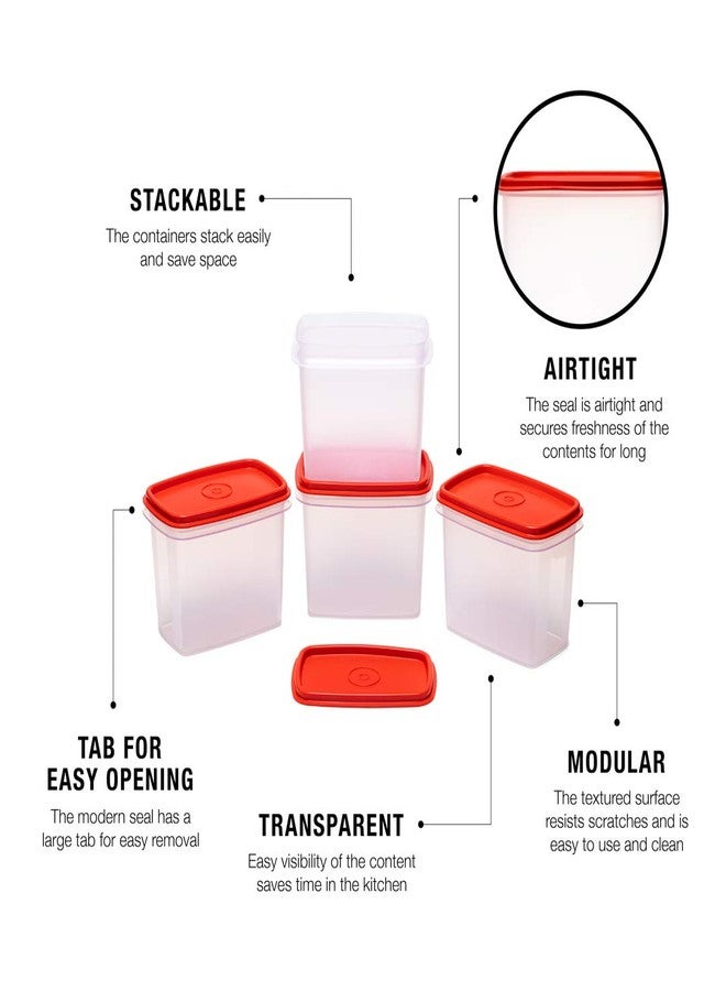 tupperware. Plastic Container - 840ml, Off-White - Image 5