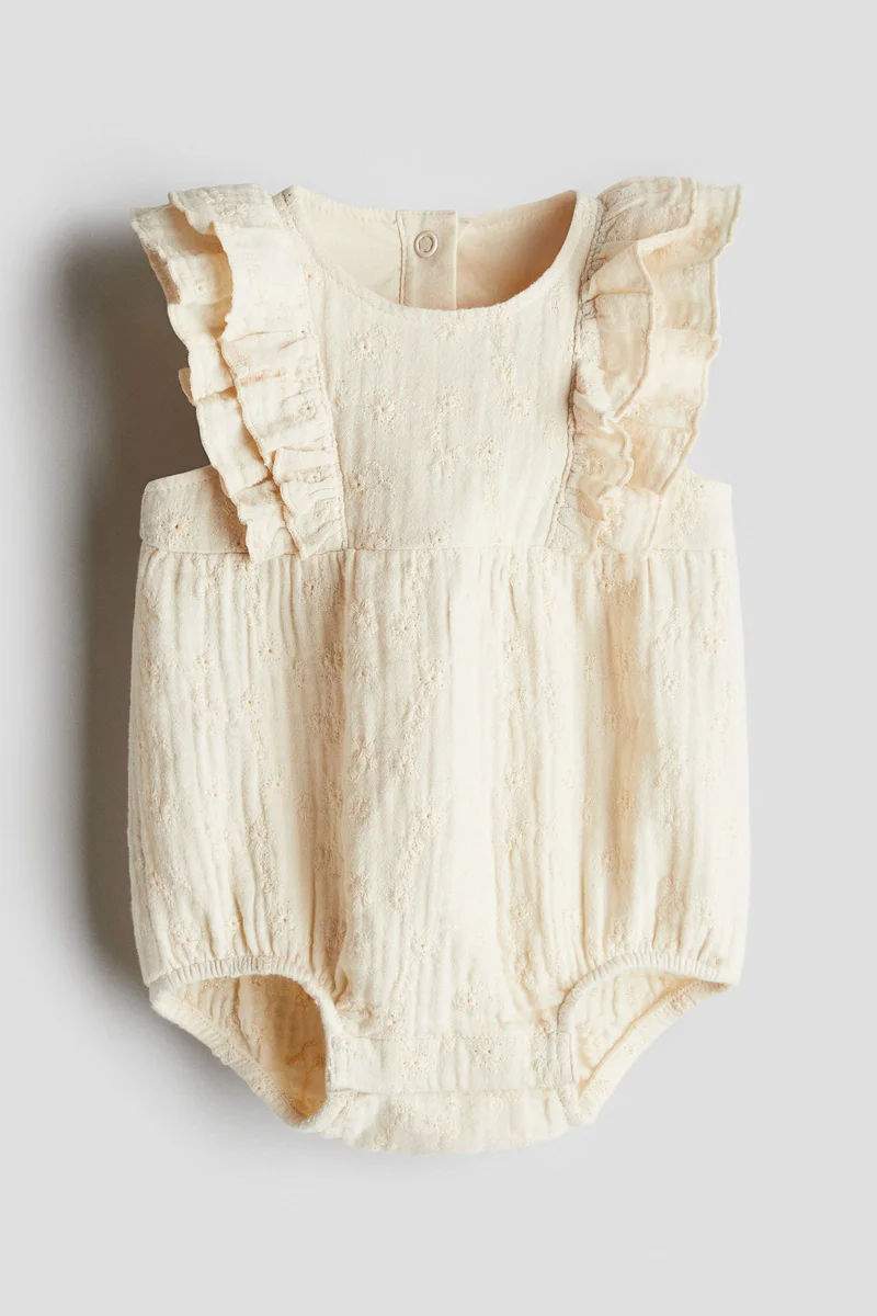 H&M Frilled romper suit