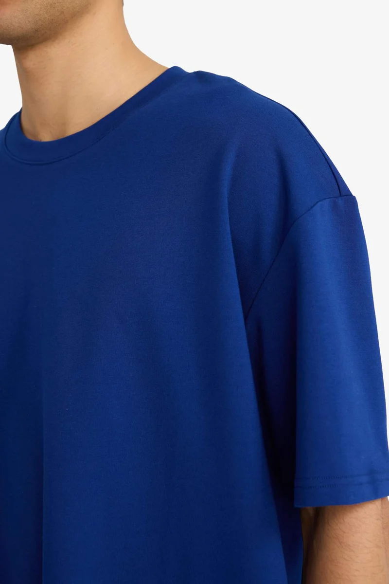 Defacto  Oversize Crew Neck Short Sleeve T-Shirt for Men | Best Price UAE