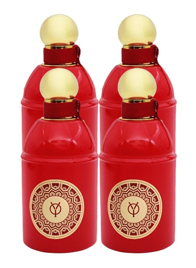 يومار 4 قطع عطر يومار خشبي زهري مسك للنساء 100 مل - Image 1