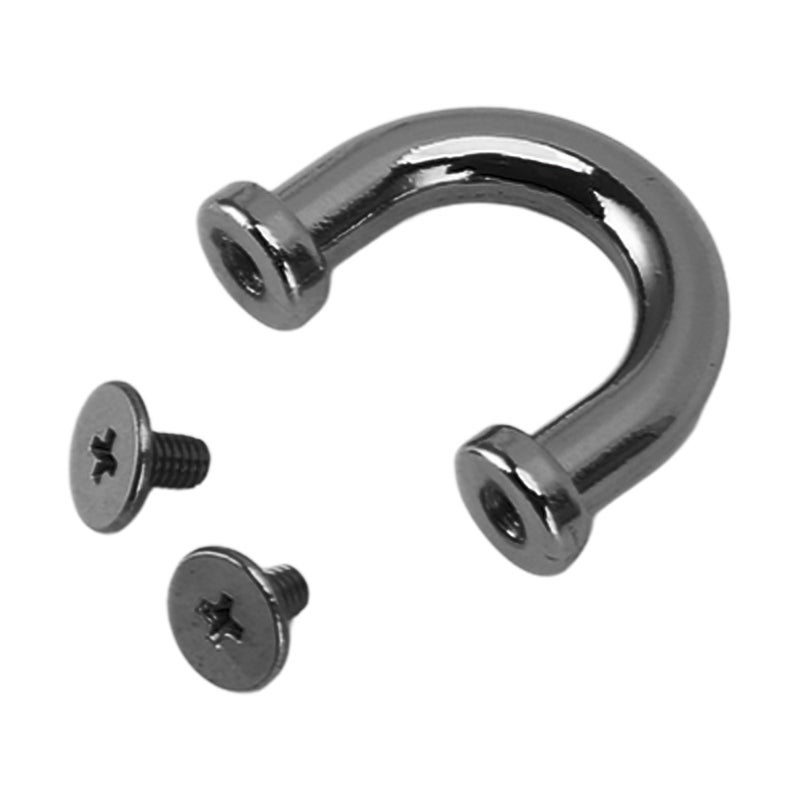 10 Set Bag Arch Bridge U Shape Metal D Ring Connector Buckles Shackle for Purses Necklaces Shoulder Bags Gray - Image 5