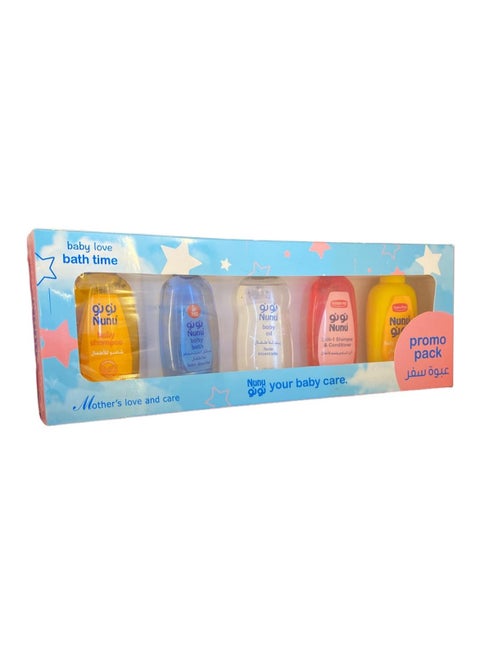 Nunu Baby Care Products Set - 5-piece package, 100 ml each