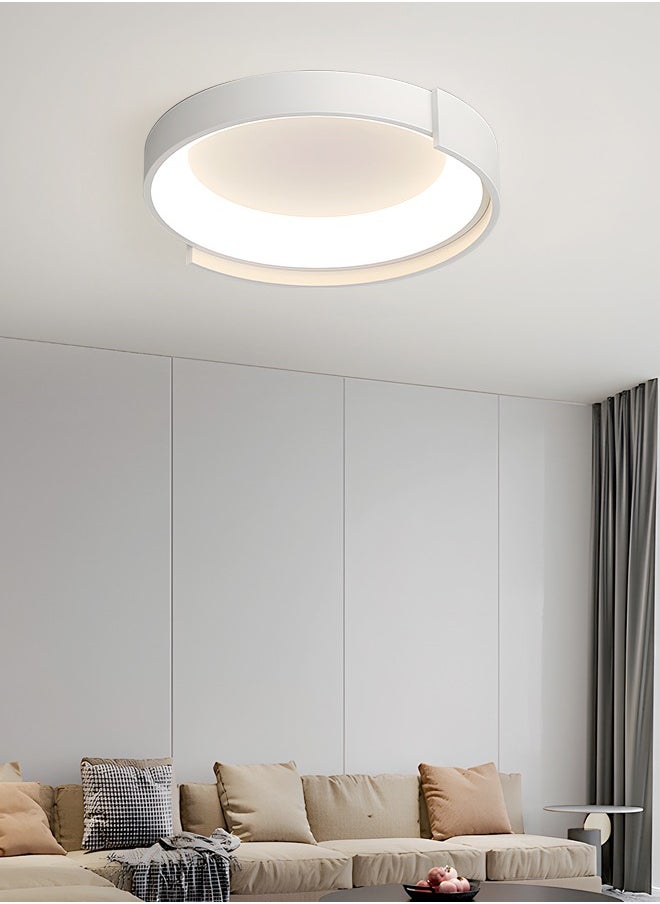 YATAI LIGHTING LED Ceiling Light, Dimmable Flush Ceiling Light with Remote Control 3000-6000K Soft Light, 18.8” Black LED Light for Bedroom, Living Room, Library, Corridor,52W  - Image 2
